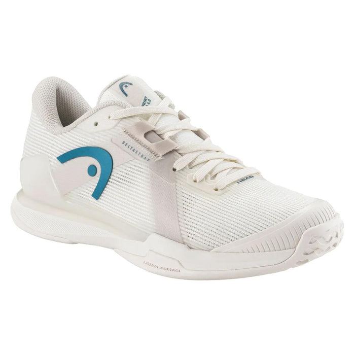 Women's Sprint Pro 4.0 Court Shoes Chalk White and Twilight Blue