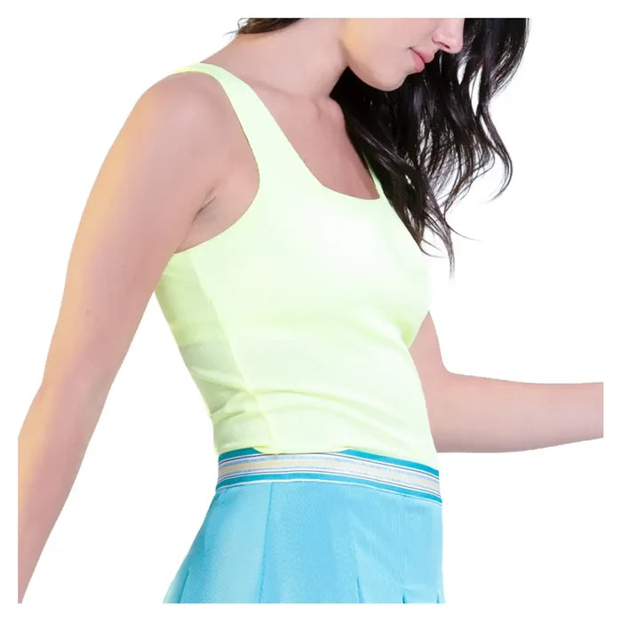 Women's Squared Up Tank Lemon Frost