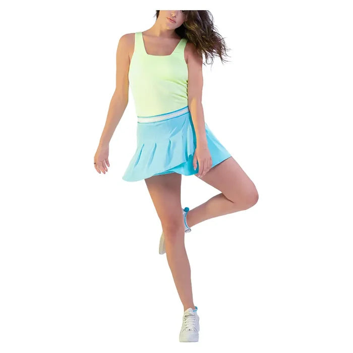 Women's Squared Up Tank Lemon Frost