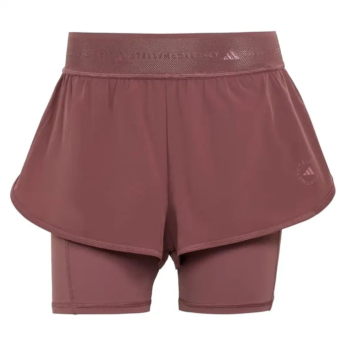 Women's Stella McCartney 2IN1 Training Shorts Maroon