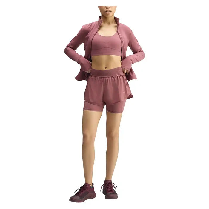 Women's Stella McCartney 2IN1 Training Shorts Maroon