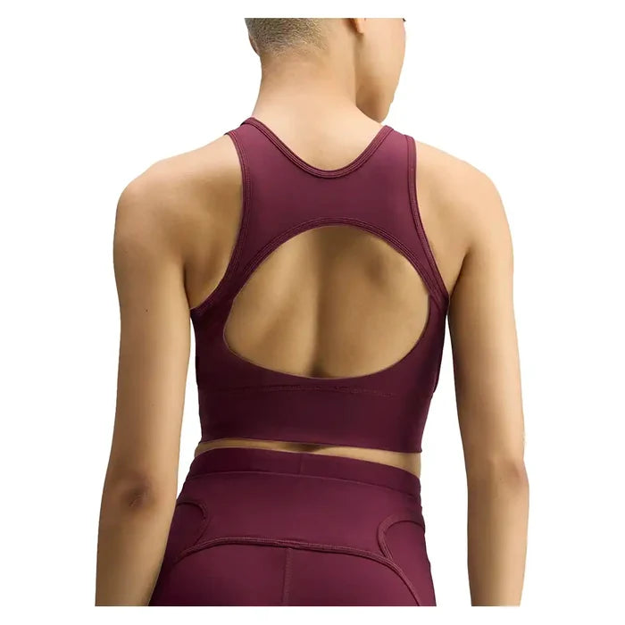 Women's Stella McCartney Crop Training Top Maroon