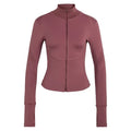 Women's Stella McCartney Longsleeve Midlayer Training Top Quiet Maroon