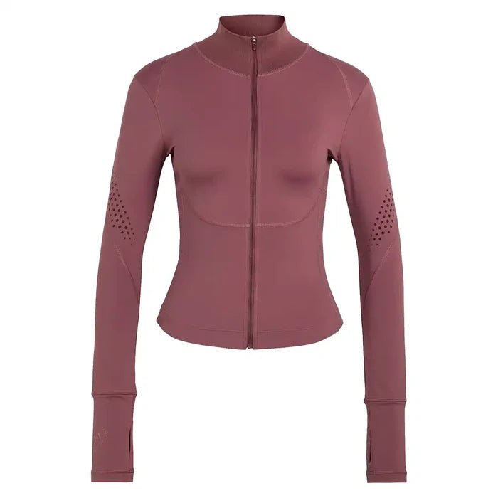 Women's Stella McCartney Longsleeve Midlayer Training Top Quiet Maroon