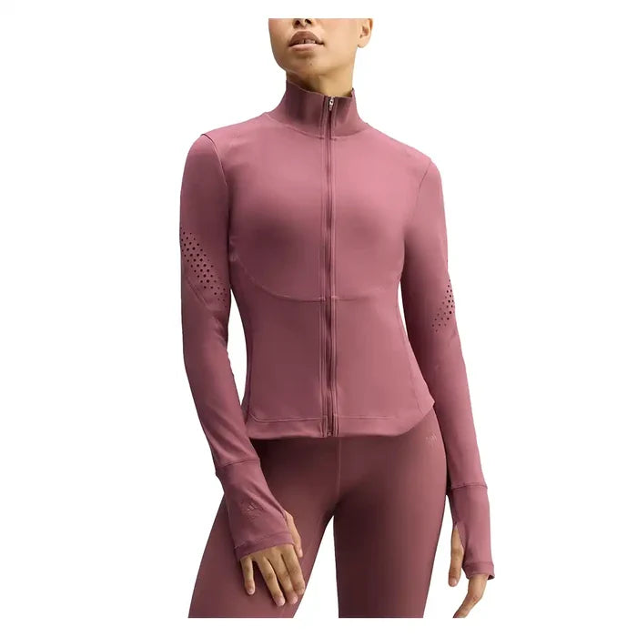 Women's Stella McCartney Longsleeve Midlayer Training Top Quiet Maroon
