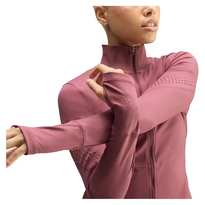 Women's Stella McCartney Longsleeve Midlayer Training Top Quiet Maroon