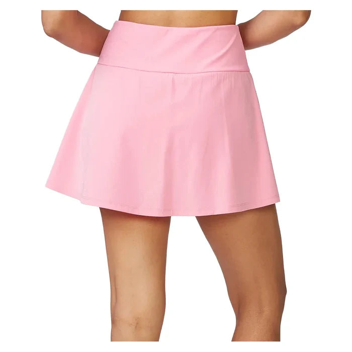 Women's Tape Trim Wrap Front Skort Pure Pink and Solar Pink