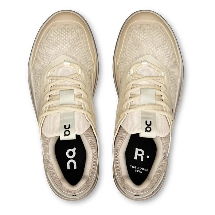 Women's THE ROGER Spin Court Shoes Sand and Ivory