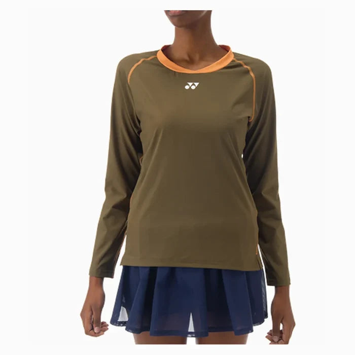 Women`s Tournament Long Sleeve Top Oil Brown