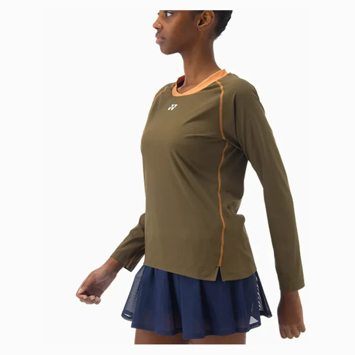 Women`s Tournament Long Sleeve Top Oil Brown