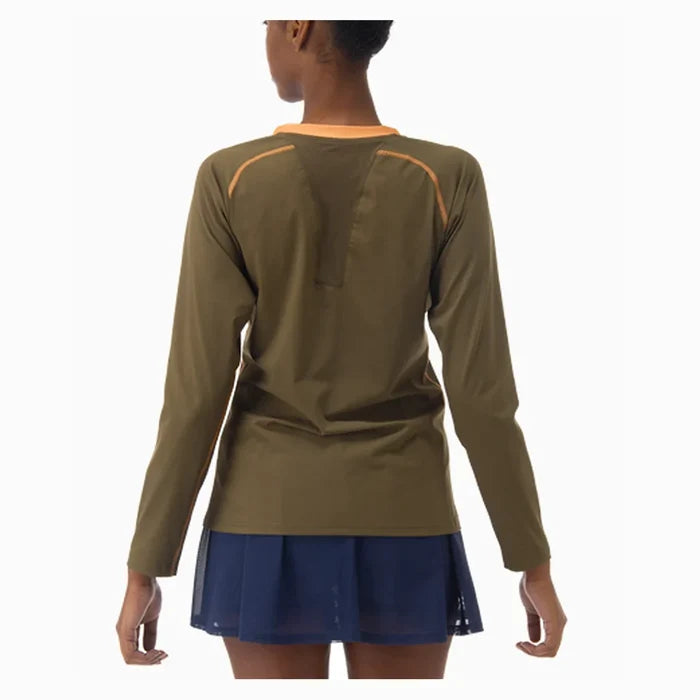 Women`s Tournament Long Sleeve Top Oil Brown