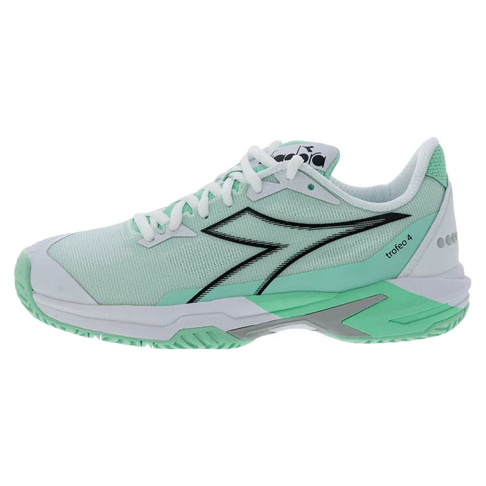 Women's Trofeo 4 W AG Court Shoes White and Cabbage