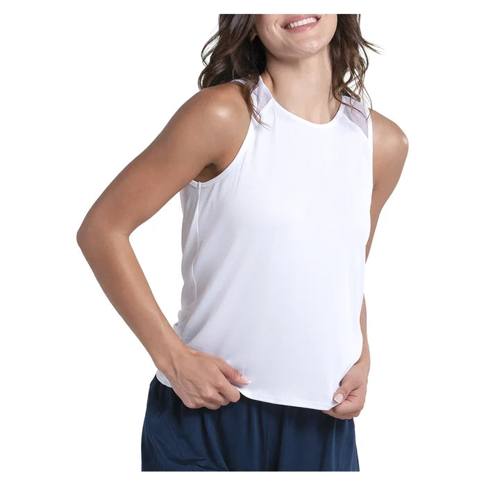 Women's Twist Back Rib Tank