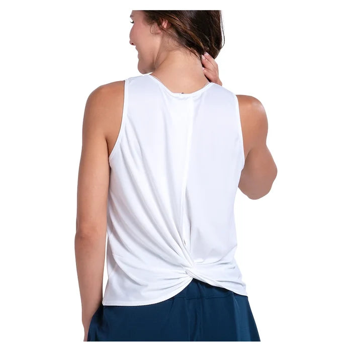 Women's Twist Back Rib Tank