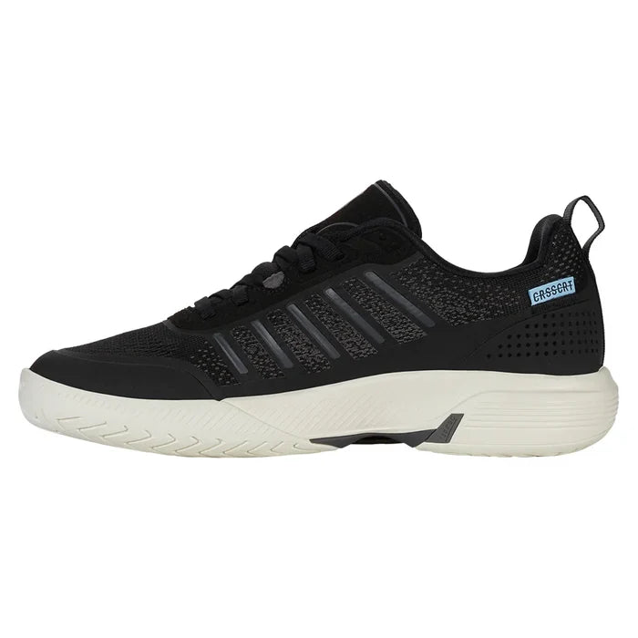Women's Ultra Court Pickleball Court Shoes Black and Snow White