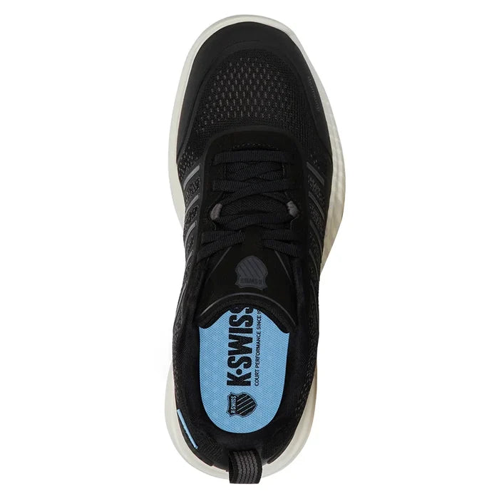 Women's Ultra Court Pickleball Court Shoes Black and Snow White