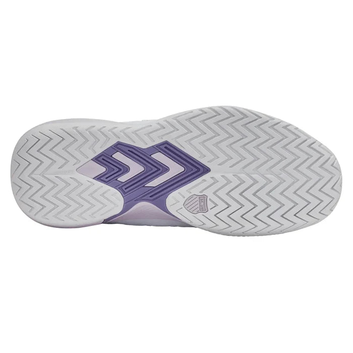 Women's Ultra Court Pickleball Court Shoes White and Orchid Hush