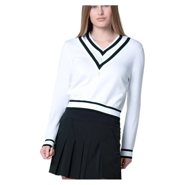 Women`s Victory V-Neck Court Sweater
