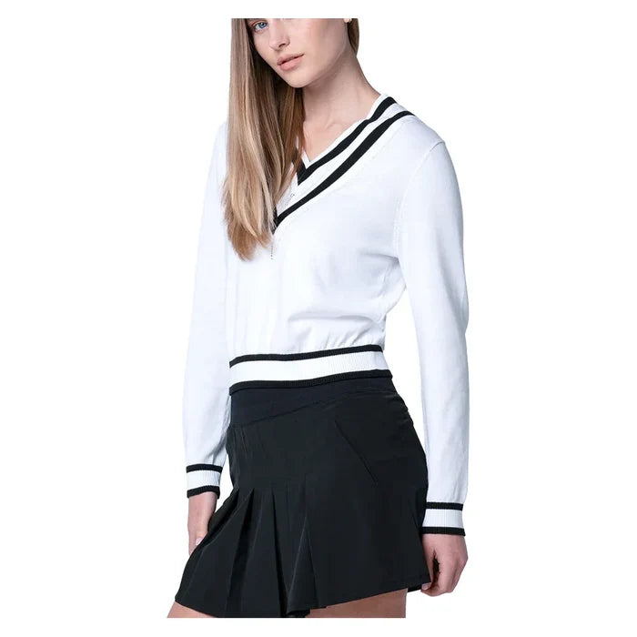 Women`s Victory V-Neck Court Sweater