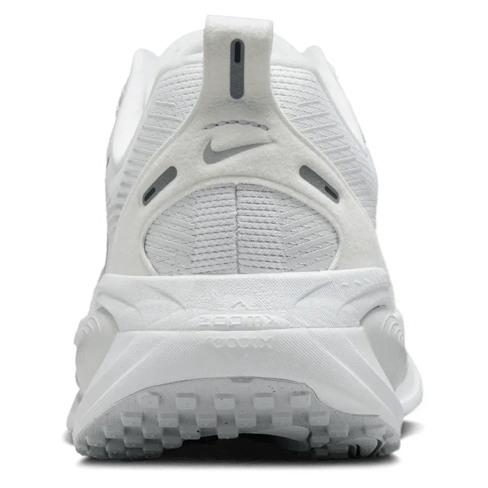 Women's Vomero 18 Running Shoes White and Metallic Silver