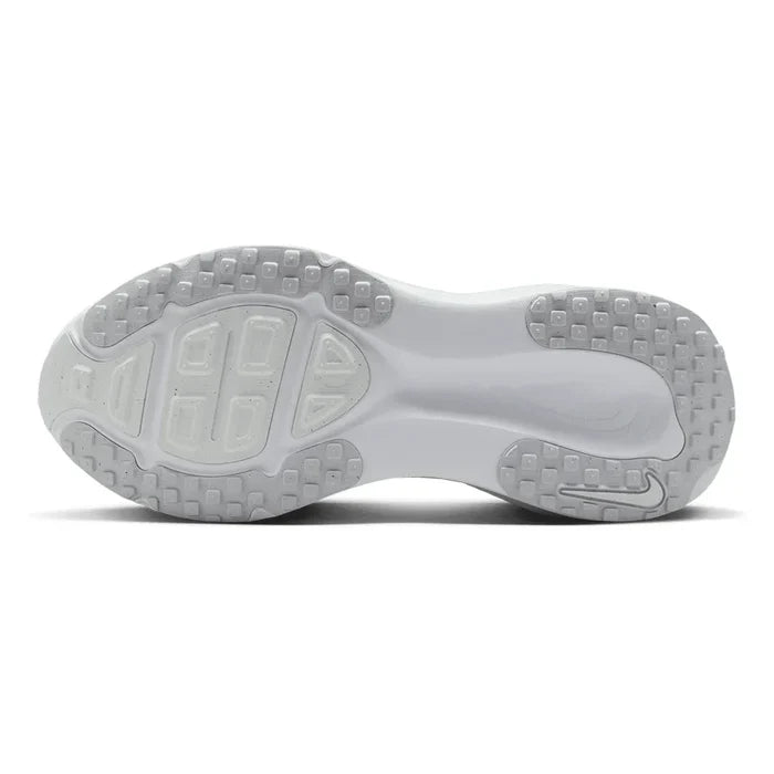 Women's Vomero 18 Running Shoes White and Metallic Silver