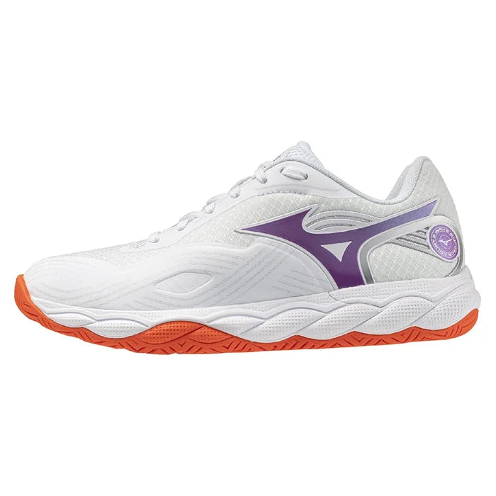Women's Wave Court 2 AC Shoes White and Dahlia
