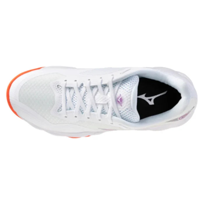 Women's Wave Court 2 AC Shoes White and Dahlia