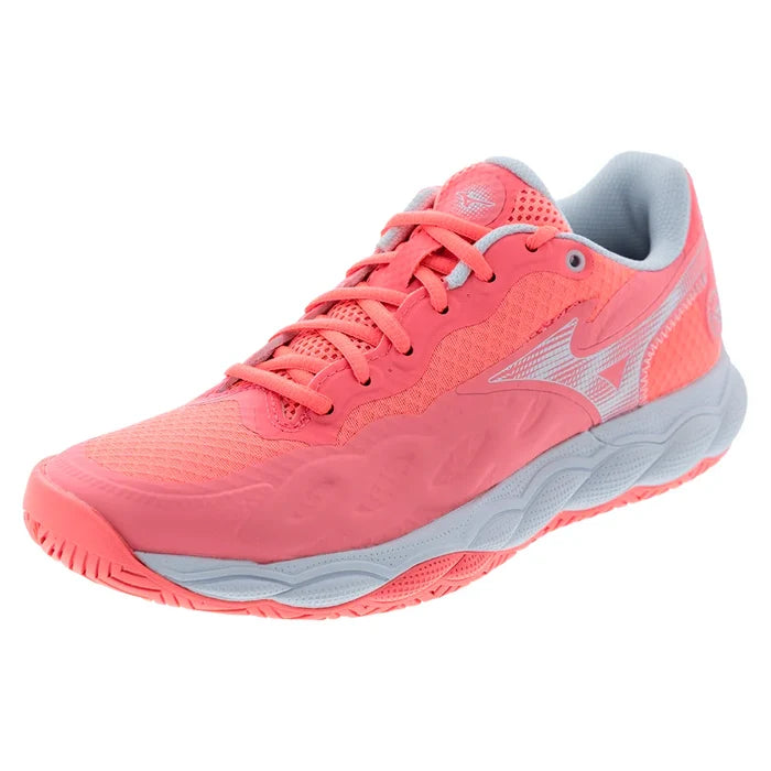 Women's Wave Enforce Court AC Shoes Striking Coral and White