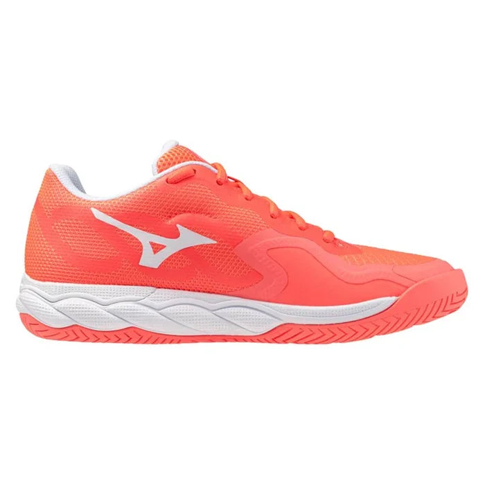 Women's Wave Enforce Court AC Shoes Striking Coral and White