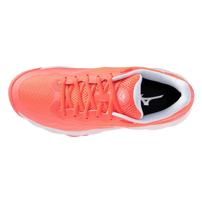 Women's Wave Enforce Court AC Shoes Striking Coral and White