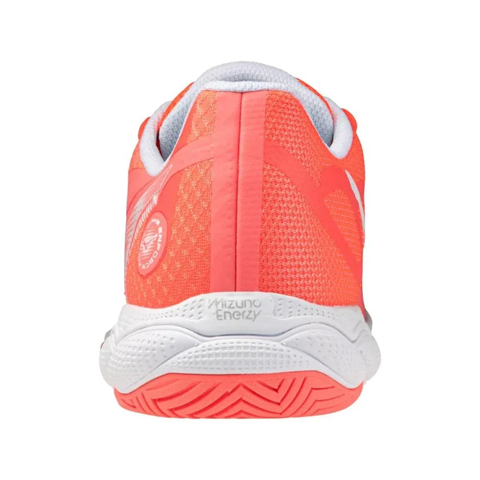Women's Wave Enforce Court AC Shoes Striking Coral and White