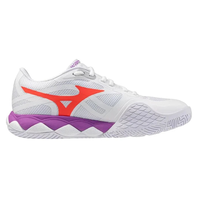 Women's Wave Enforce Tour 2 AC Shoes White and Lava Orange