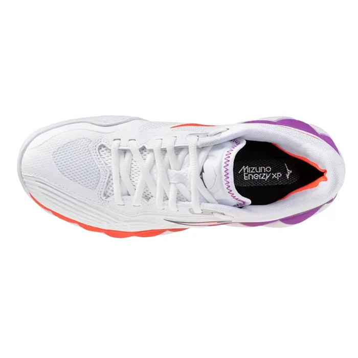Women's Wave Enforce Tour 2 AC Shoes White and Lava Orange
