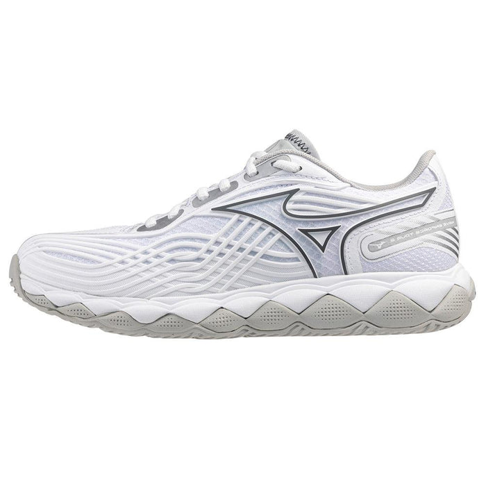 Women's Wave Enforce Tour 2 Court Shoes White and Silver