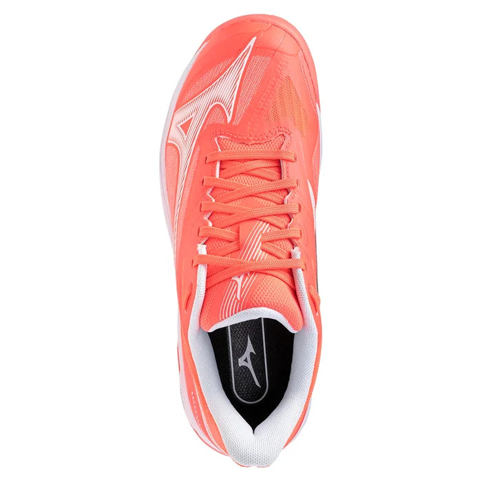 Women's Wave Exceed Court AC Court Shoes Striking Coral and White
