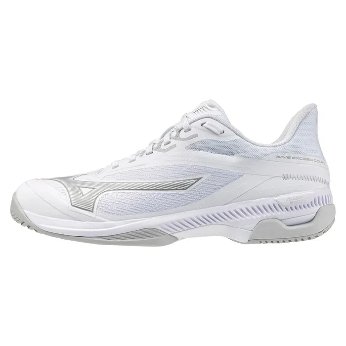 Women's Wave Exceed Court AC Court Shoes White and Ultimate Grey