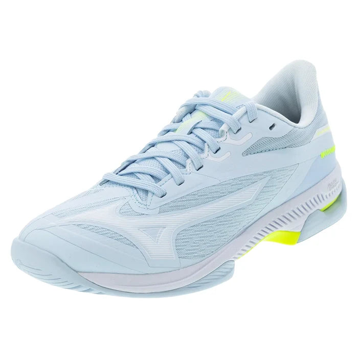 Women's Wave Exceed Court AC Shoes Ice Water and Lightning Yellow