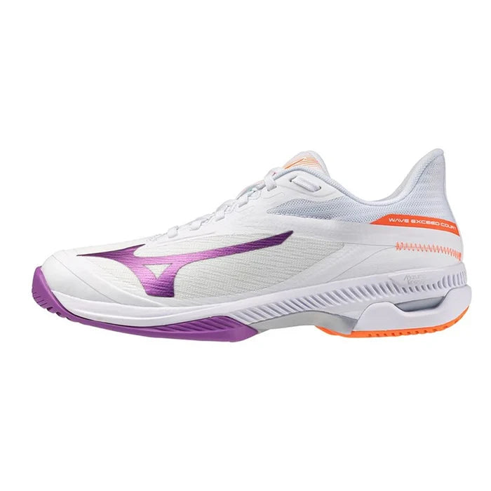 Women's Wave Exceed Court AC Shoes White and Dahlia
