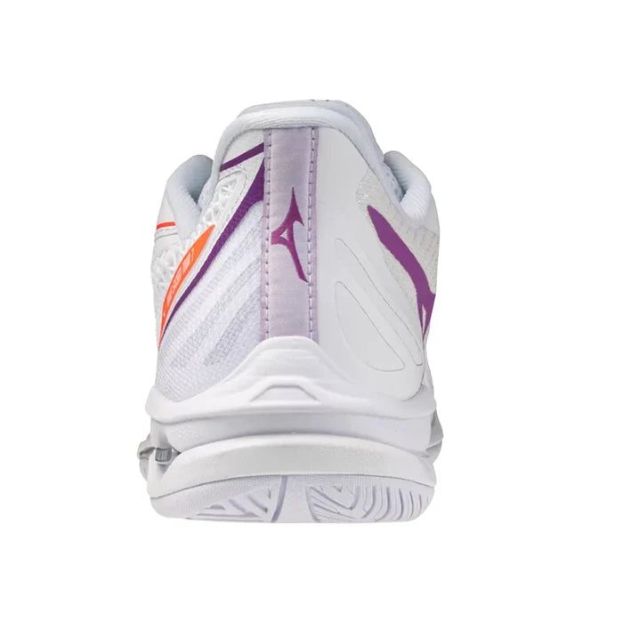 Women's Wave Exceed Tour 7 AC Shoes White and Dahlia