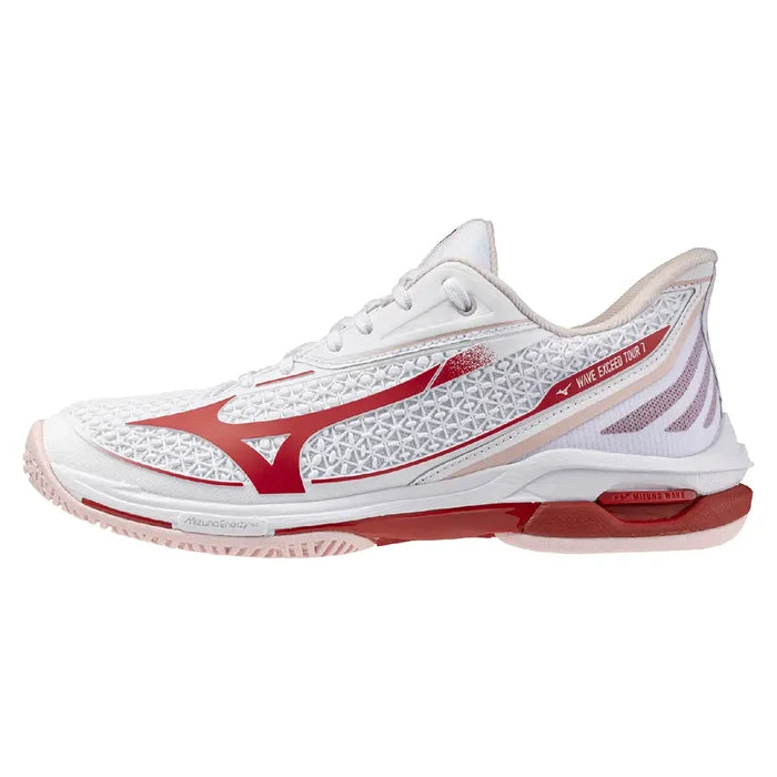 Women's Wave Exceed Tour 7 AC White and Fiery Red