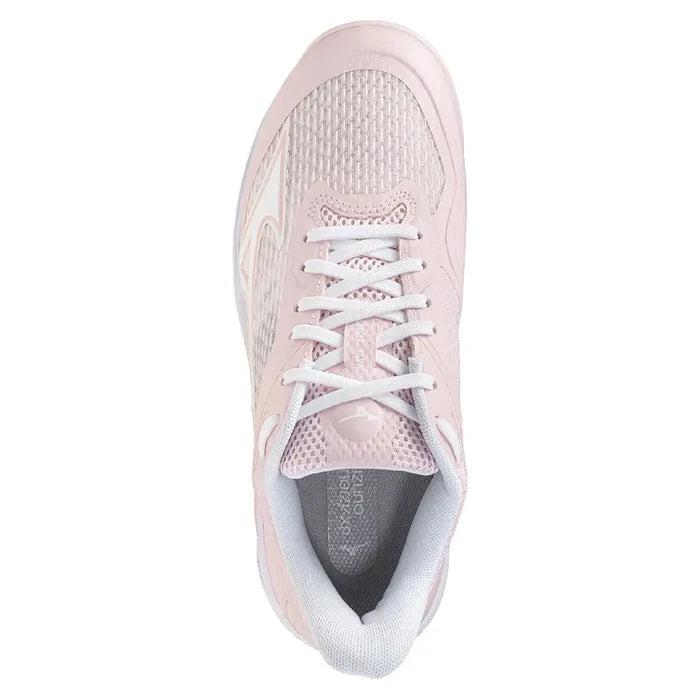 Women's Wave Strike AC Pickleball Shoes Petal Pink and White