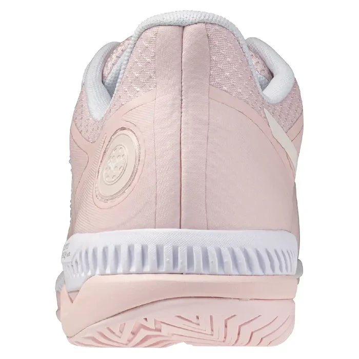 Women's Wave Strike AC Pickleball Shoes Petal Pink and White