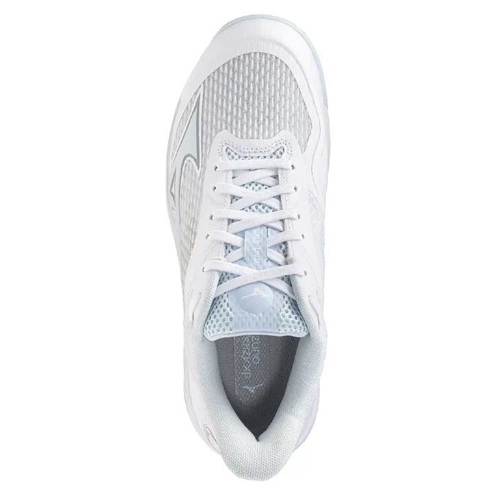 Women's Wave Strike AC Pickleball Shoes White and Ice Water