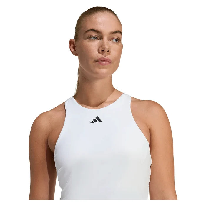 Women's Y Tank White
