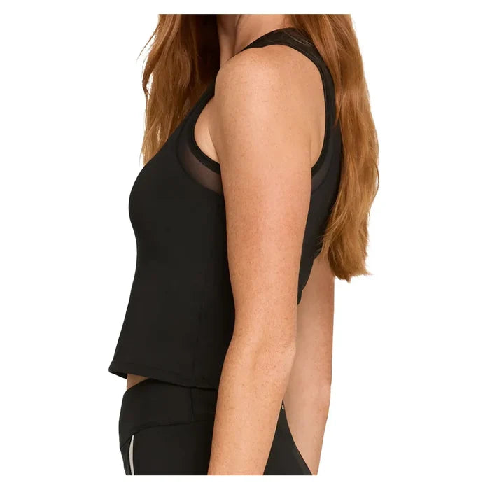 Women's Yana Cropped Pickleball Tank with Bra