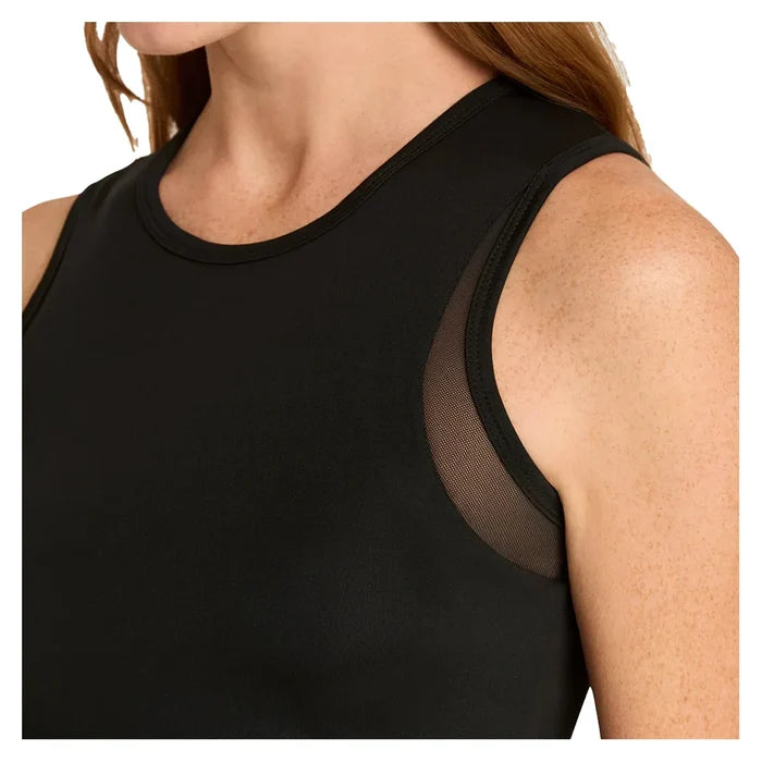 Women's Yana Cropped Pickleball Tank with Bra