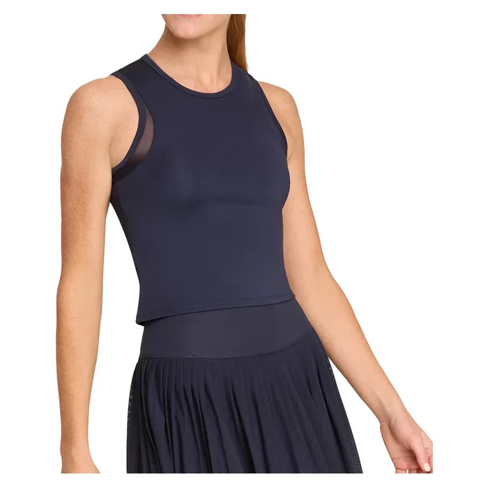 Women's Yana Cropped Pickleball Tank with Bra