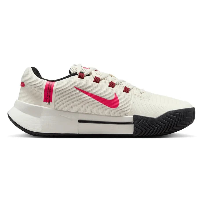 Women's Zoom GP Challenge 1 Court Shoes Pale Ivory and Rush Pink