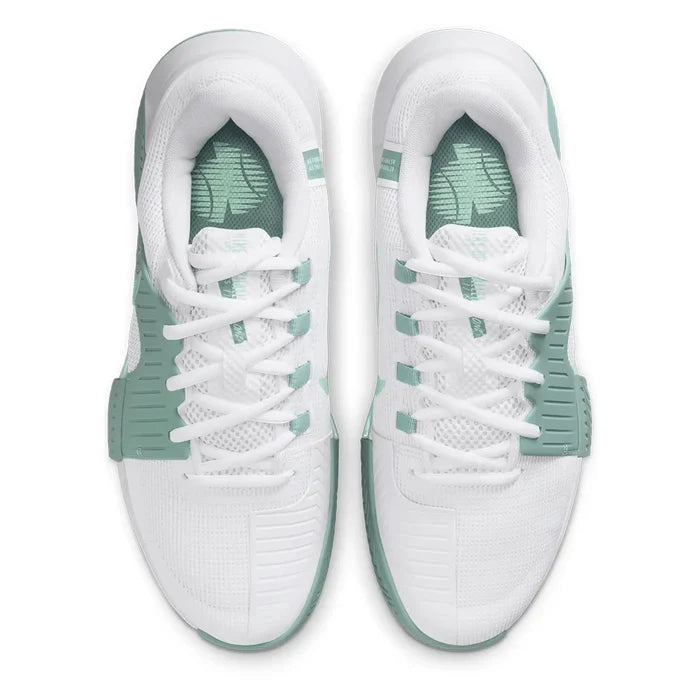 Women's Zoom GP Challenge 1 Court Shoes White and Mint Foam