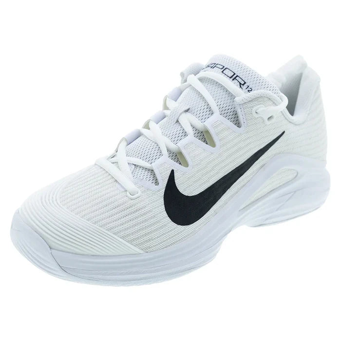 Women's Zoom Vapor 12 Shoes White and Black